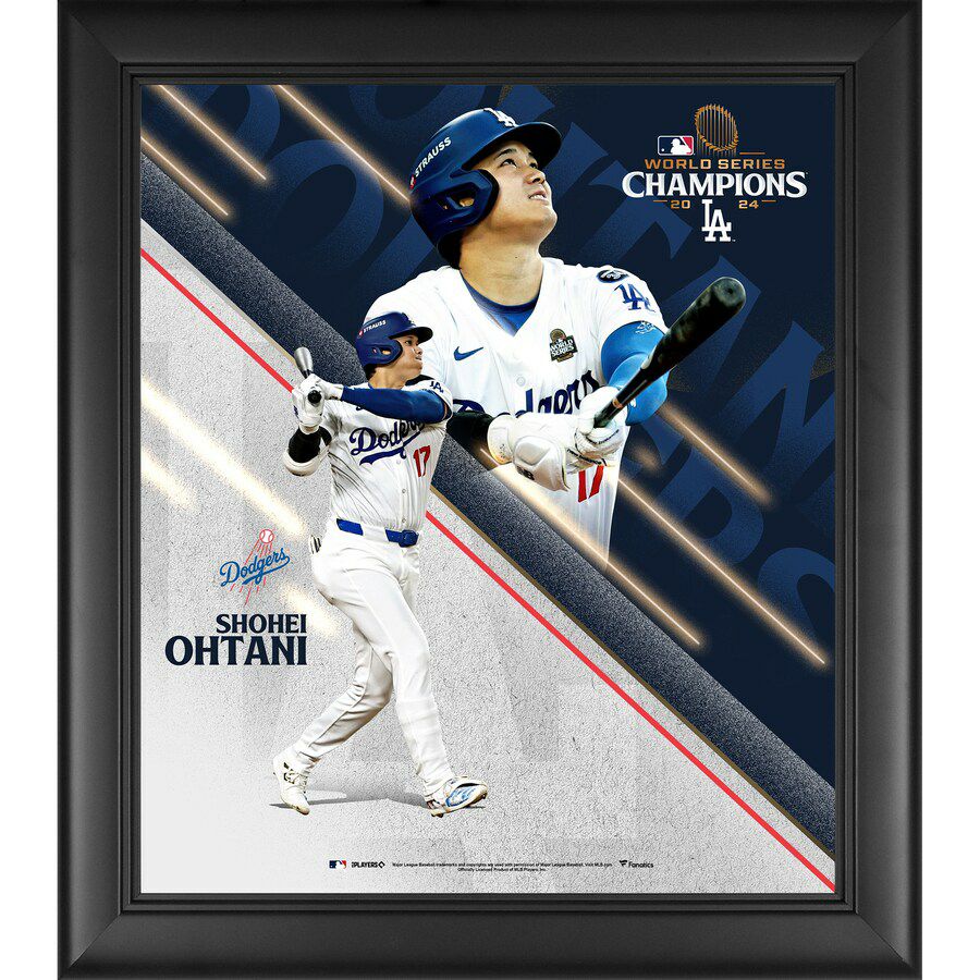 MLB 大谷翔平 ドジャース フォトフレーム 【海外版】ワールドシリーズ
