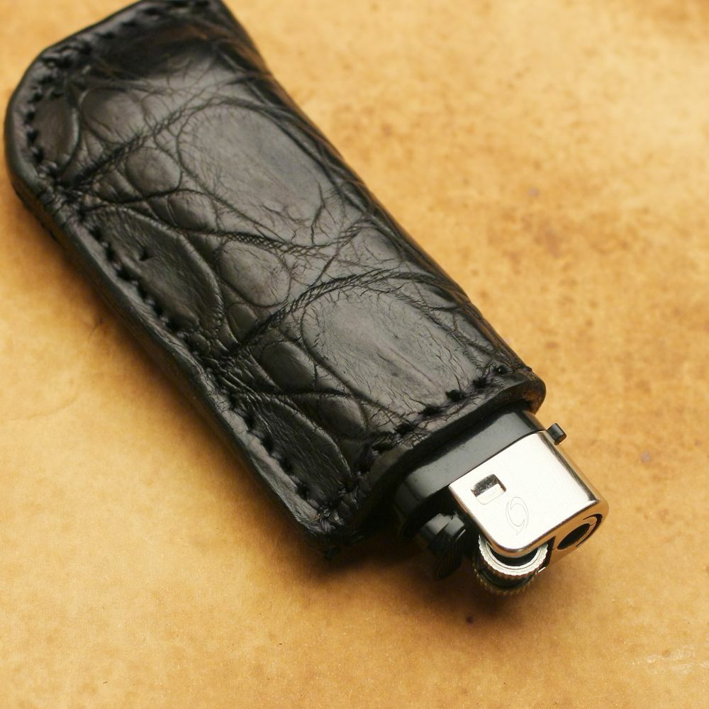 ライターケース クロコダイル（ワニ革）│メンズ革小物通販 S'FACTORY