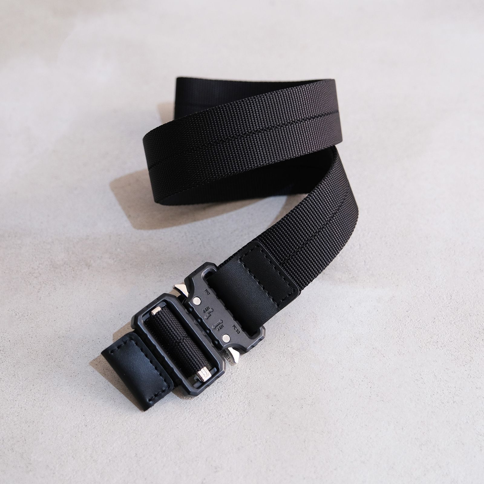 Graphpaper - Nylon Riggers Belt -ベルト-（Black / ブラック）GU253