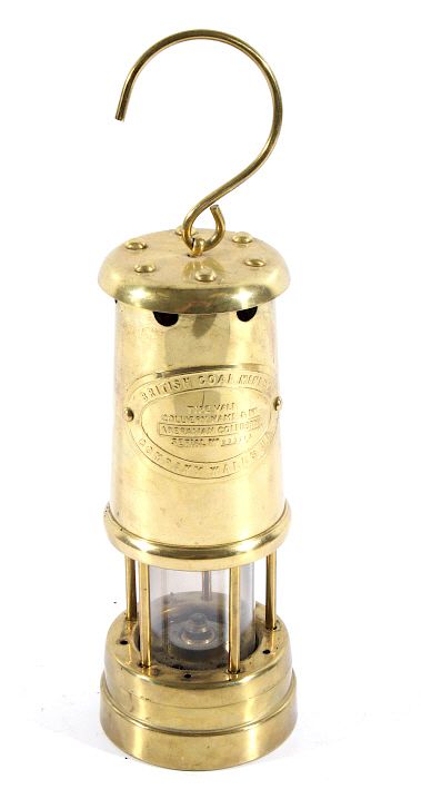 Welsh Aberaman Colliery Coal Miners Safety Lamp sold at auction on