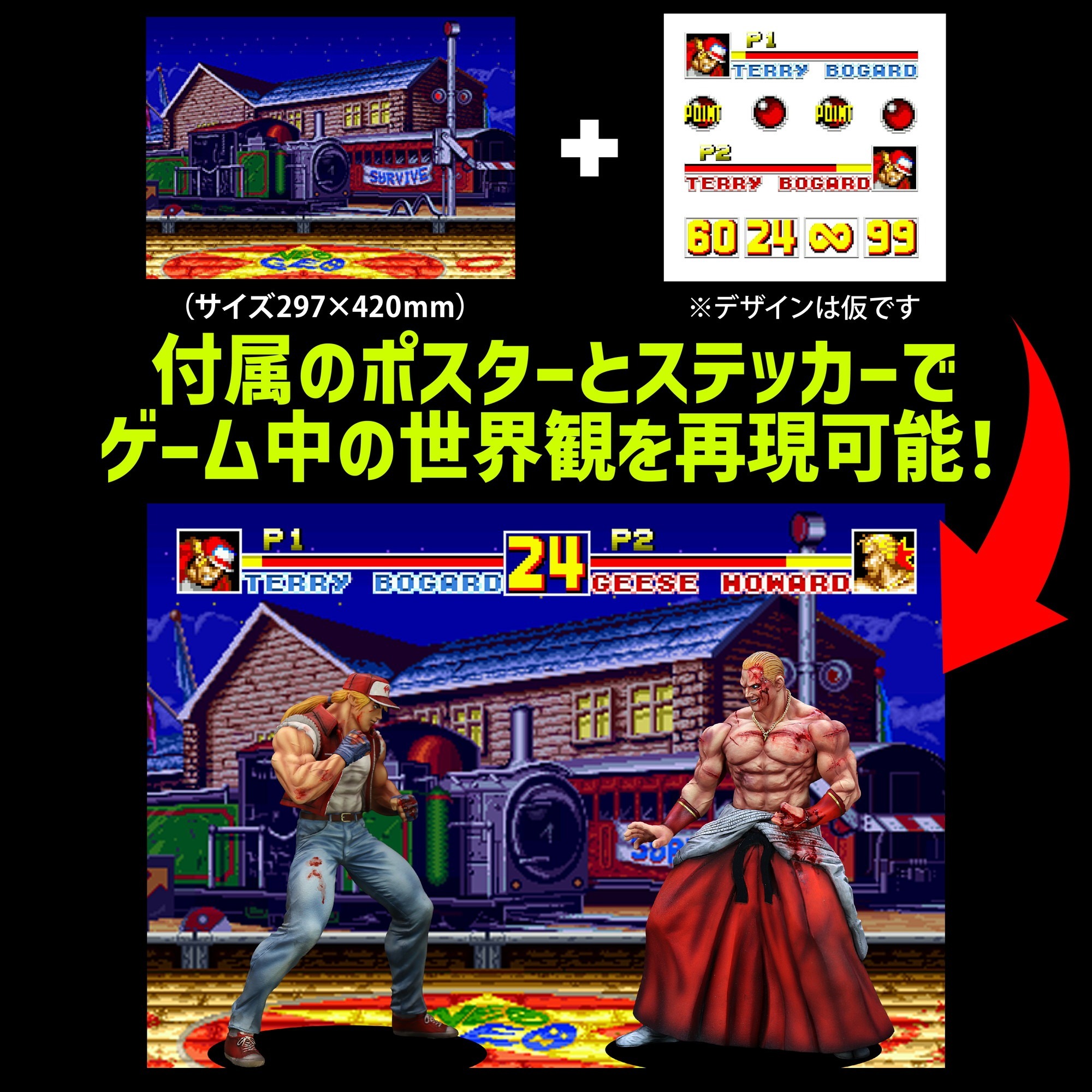 STUDIO24 THE KING OF COLLECTORS'24 EX テリー・ボガード HGダメージ