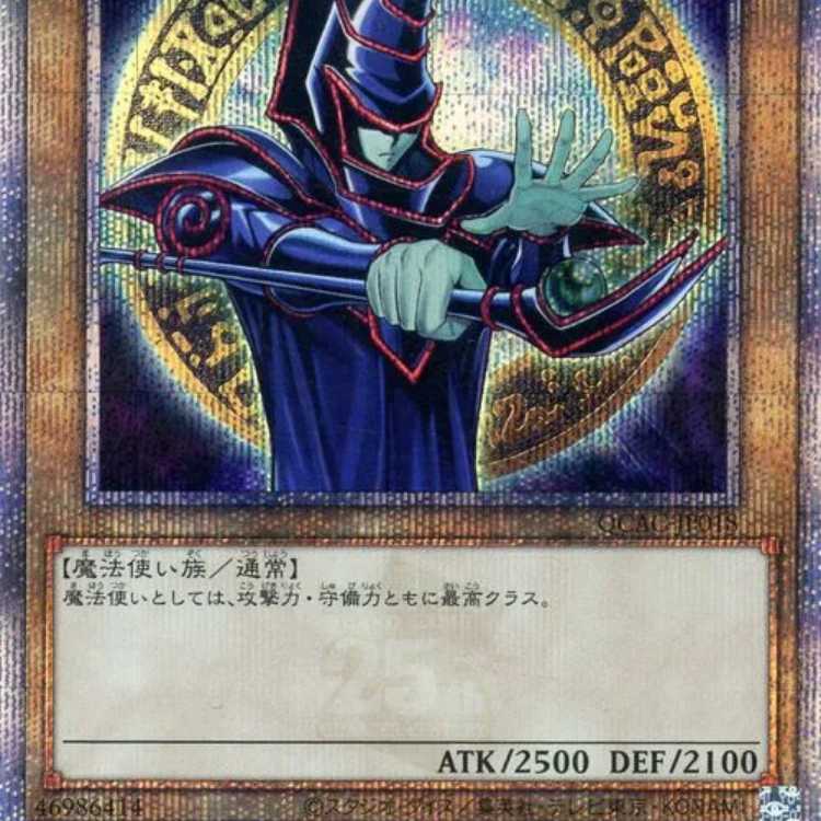 ブラック・マジシャン(イラスト違い)【25th シークレットレア】 1枚の