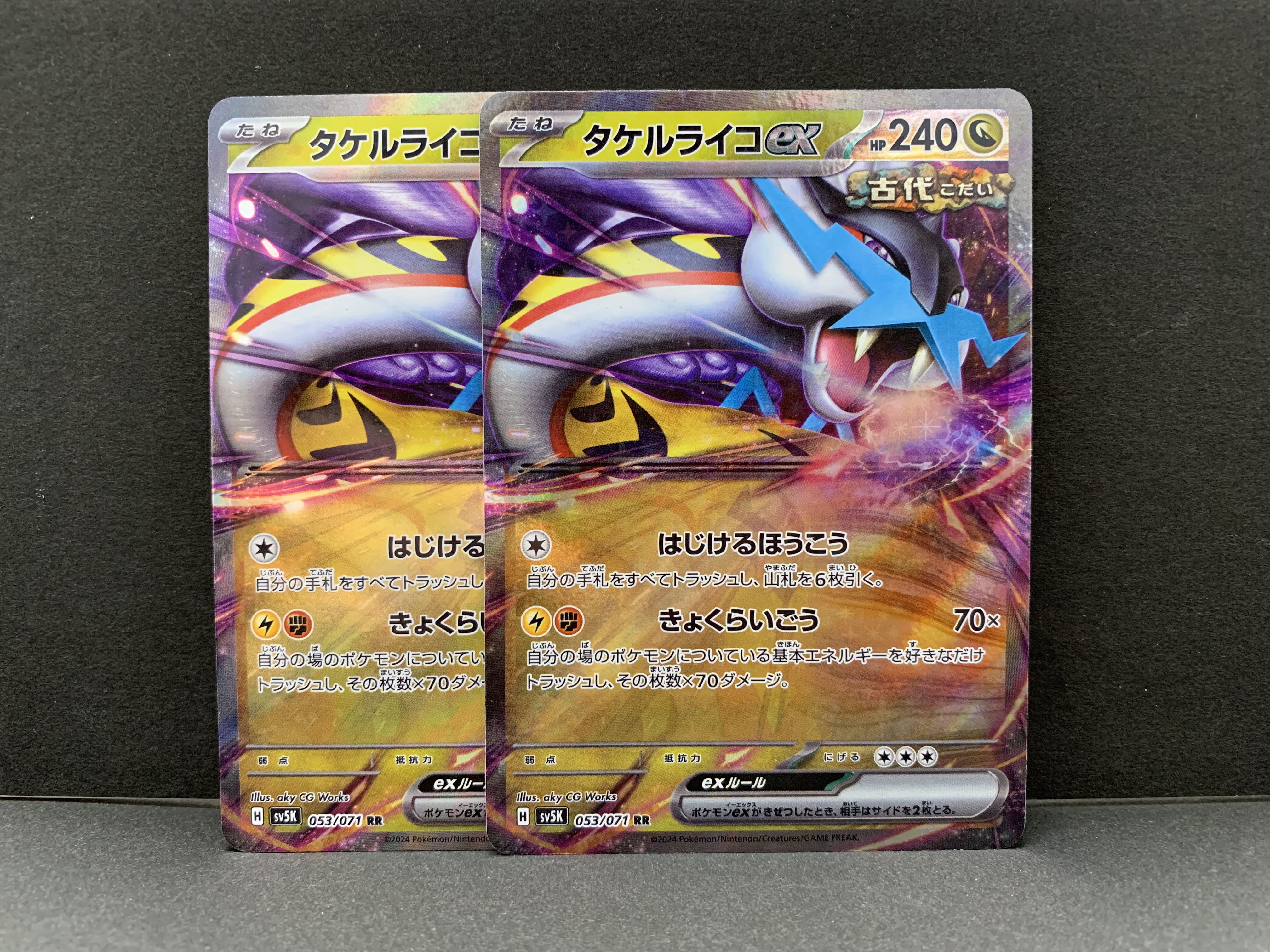 タケルライコex RR 053/071 2枚 1枚の通販 ことのは（763681514） | magi