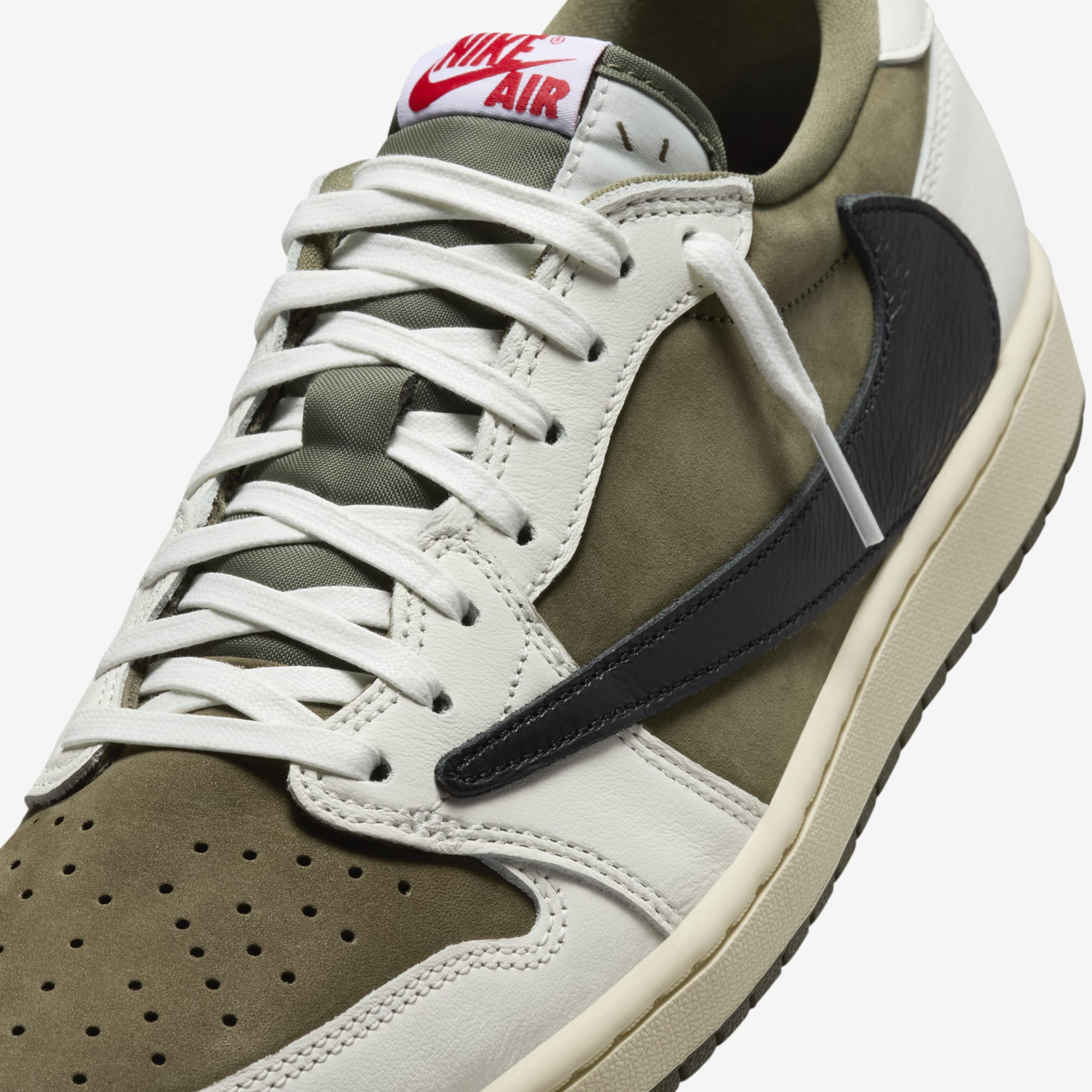 Travis Scott Air Jordan 1 Low OG Medium Olive/Black/Sail/Muslin
