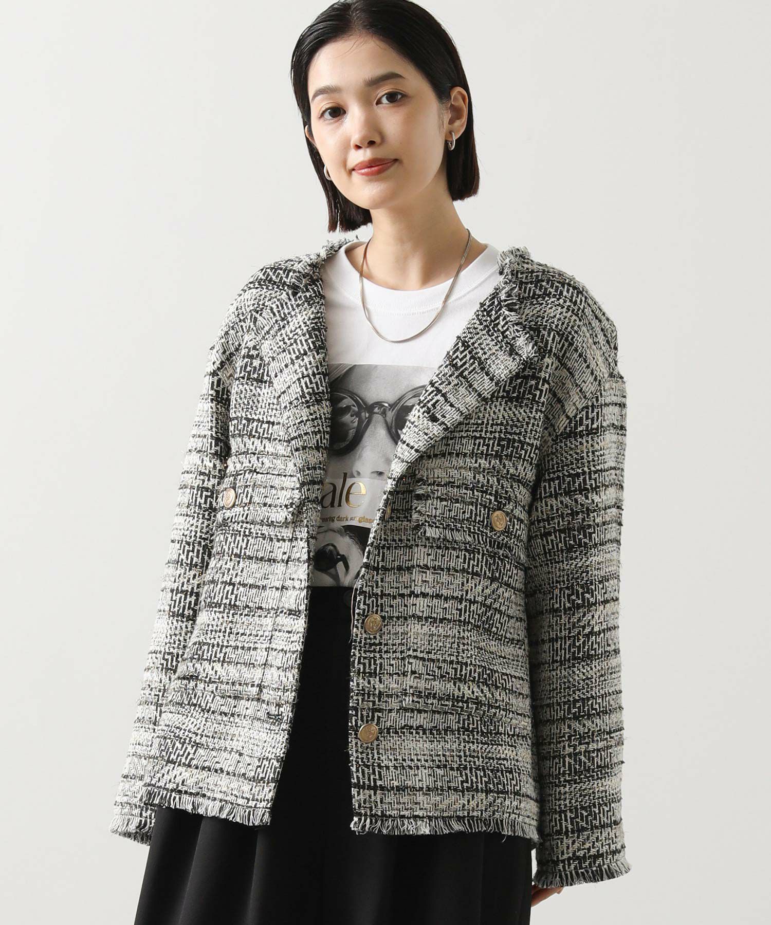 Gready Brilliant【竹下 玲奈select item】ツイードジャケット