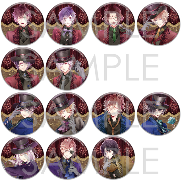 DIABOLIK LOVERS 闇夜のローズパーティ ビッグ缶バッジ | 乙女向け通販