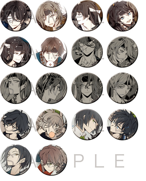 新撰組 黙秘録 勿忘草 缶バッジ 2013 vol.1 | 乙女向け通販サイト