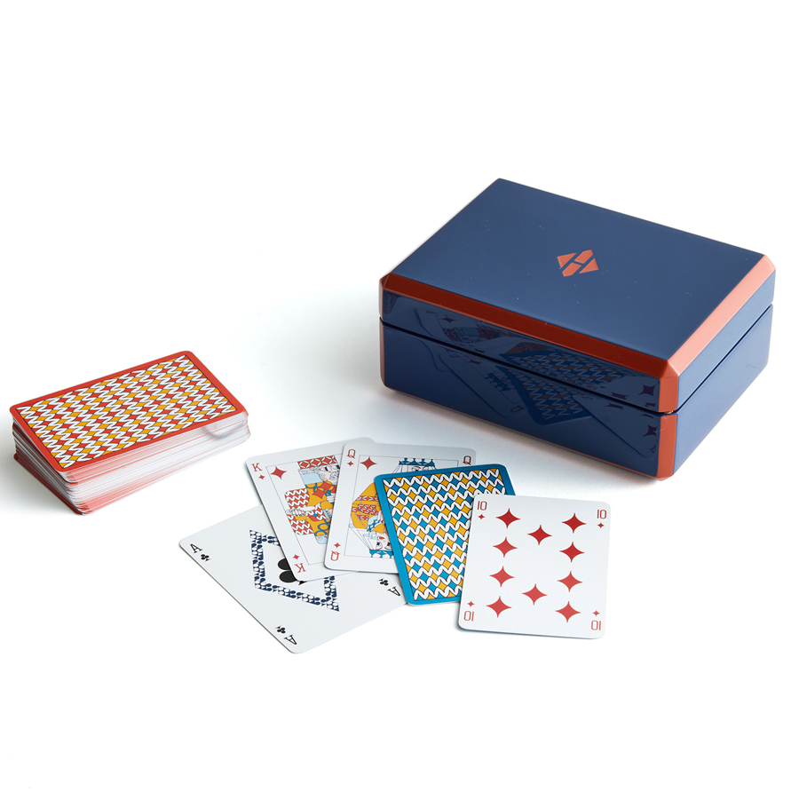 HERMÈS Card Case & Bridge Cards | Silver Magazine