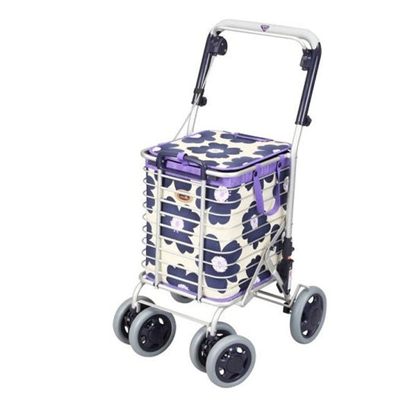 手押し車 老人 ショッピングカート 折りたたみ 4輪 おしゃれ