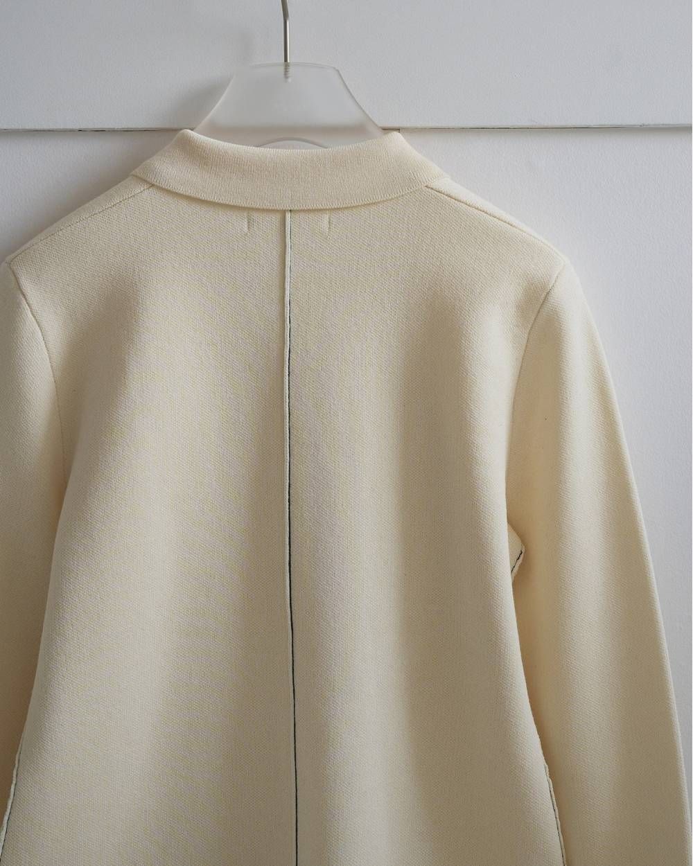 ànuke - Linking Knit Shirts (Ivory) / リンキングニットシャツ