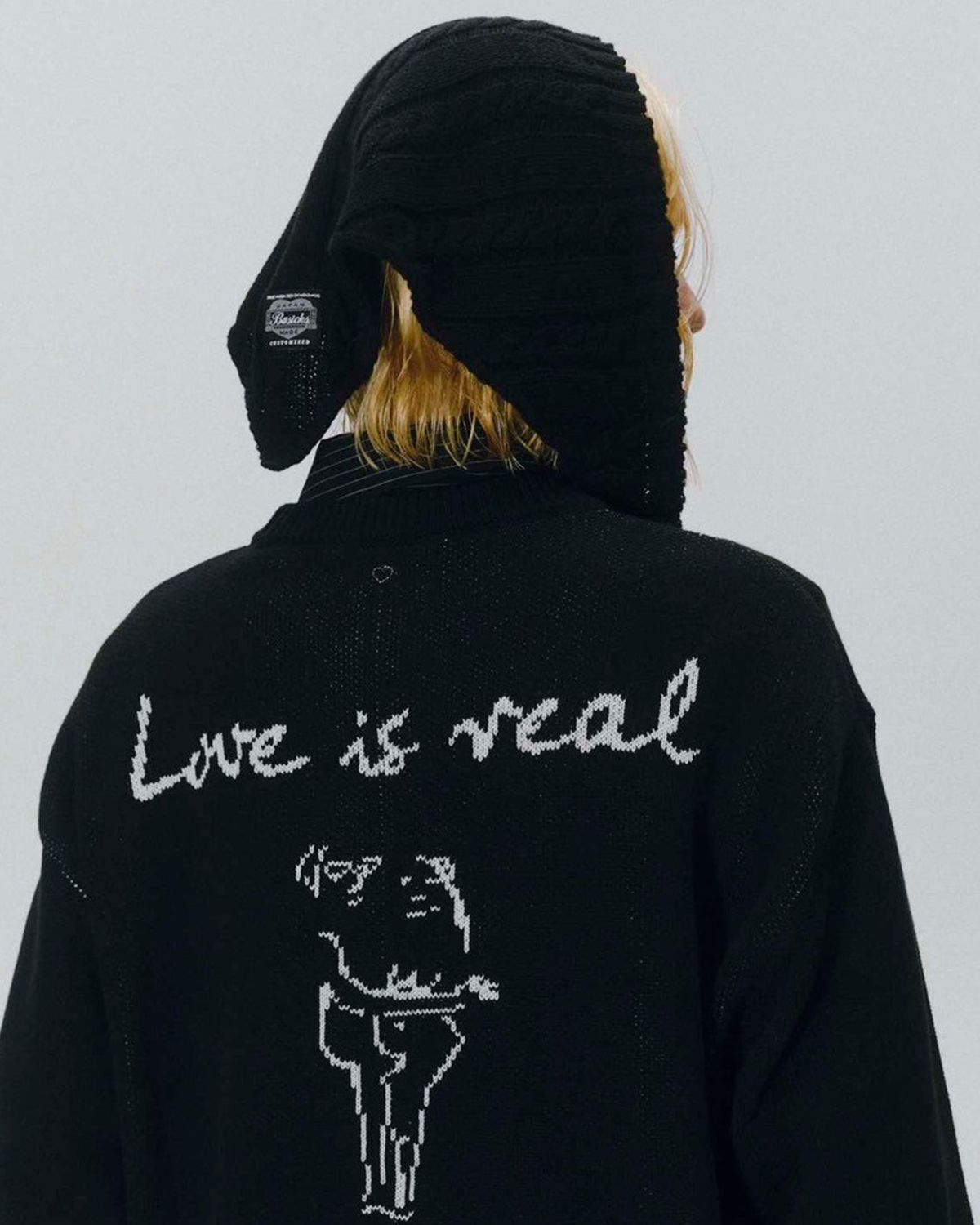 BASICKS - Knit Bandana / ニットバンダナ (ブラック) | Sir online