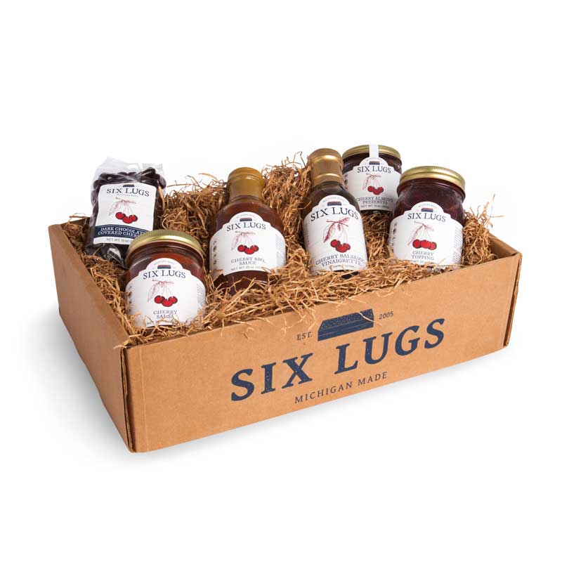 6 CHERRY PRODUCTS GIFT BOX - Six Lugs