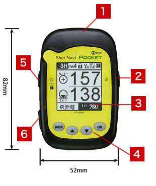 Shot Navi Pocket NEO(ショットナビ ポケットネオ)::シンプル