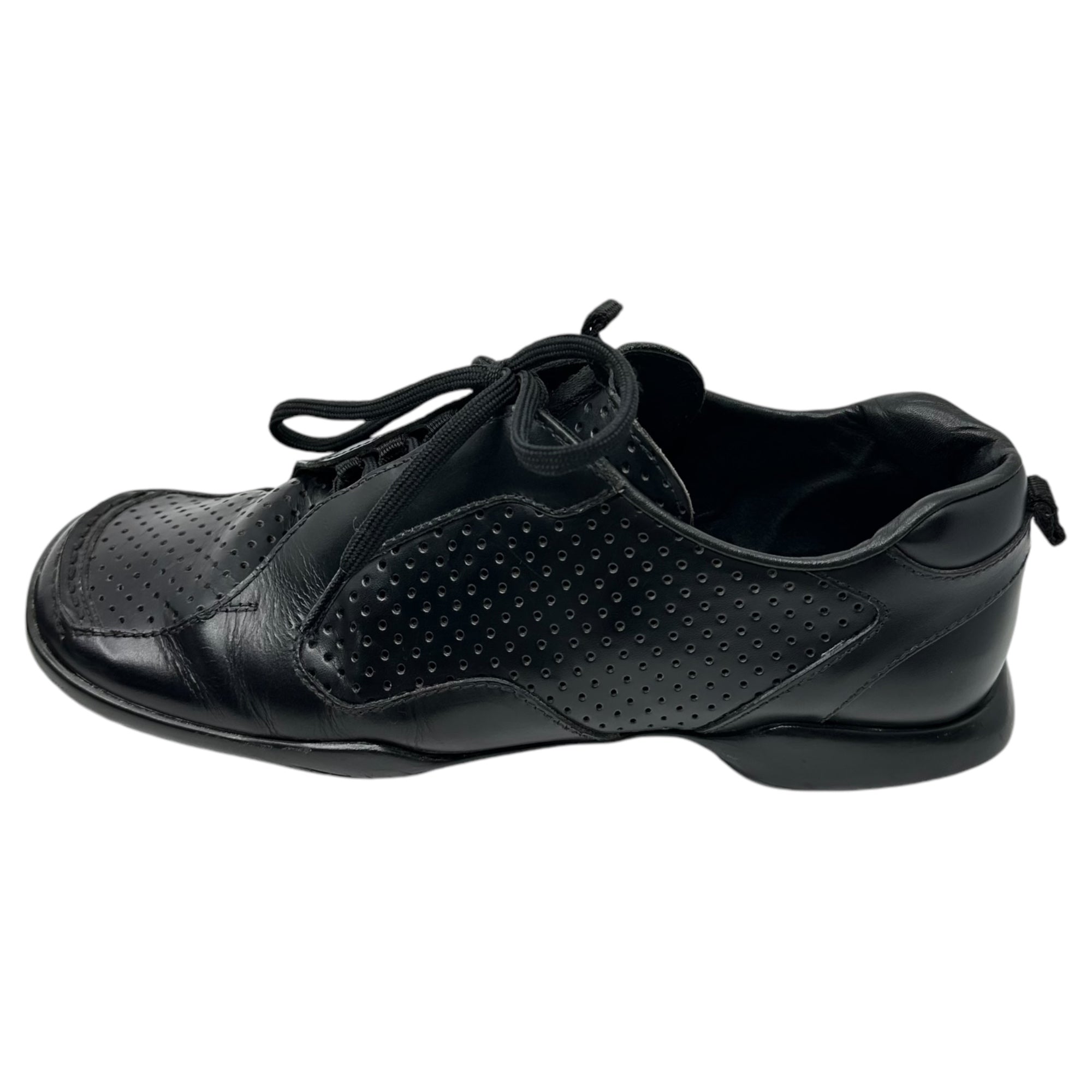 PRADA(プラダ) 00's Perforated leather square toe shoes パンチング