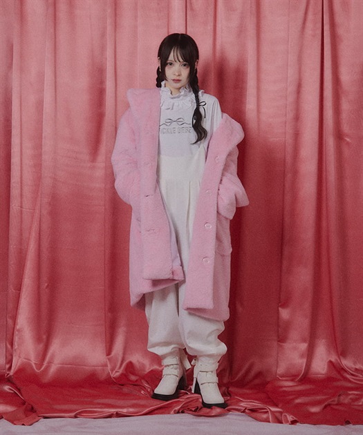 エコファーロングコート【期間限定価格】 | axes femme online shop