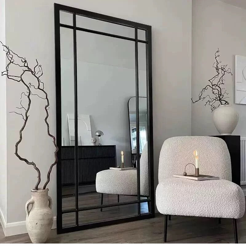 ブラックフレームミラー