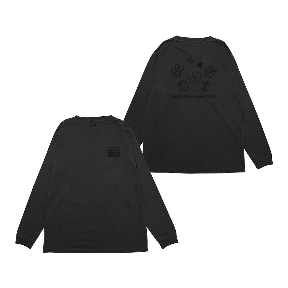 ロングスリーブTシャツ CHARCOAL | BABYMONSTER ONLINE SHOP