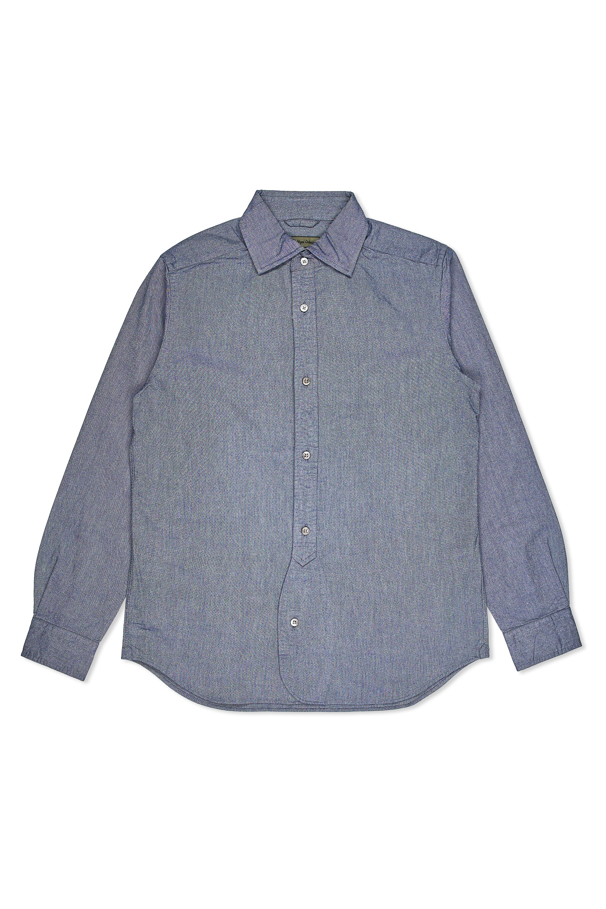 Nigel Cabourn Navy Cotton British Officers Shirt – Drop 93