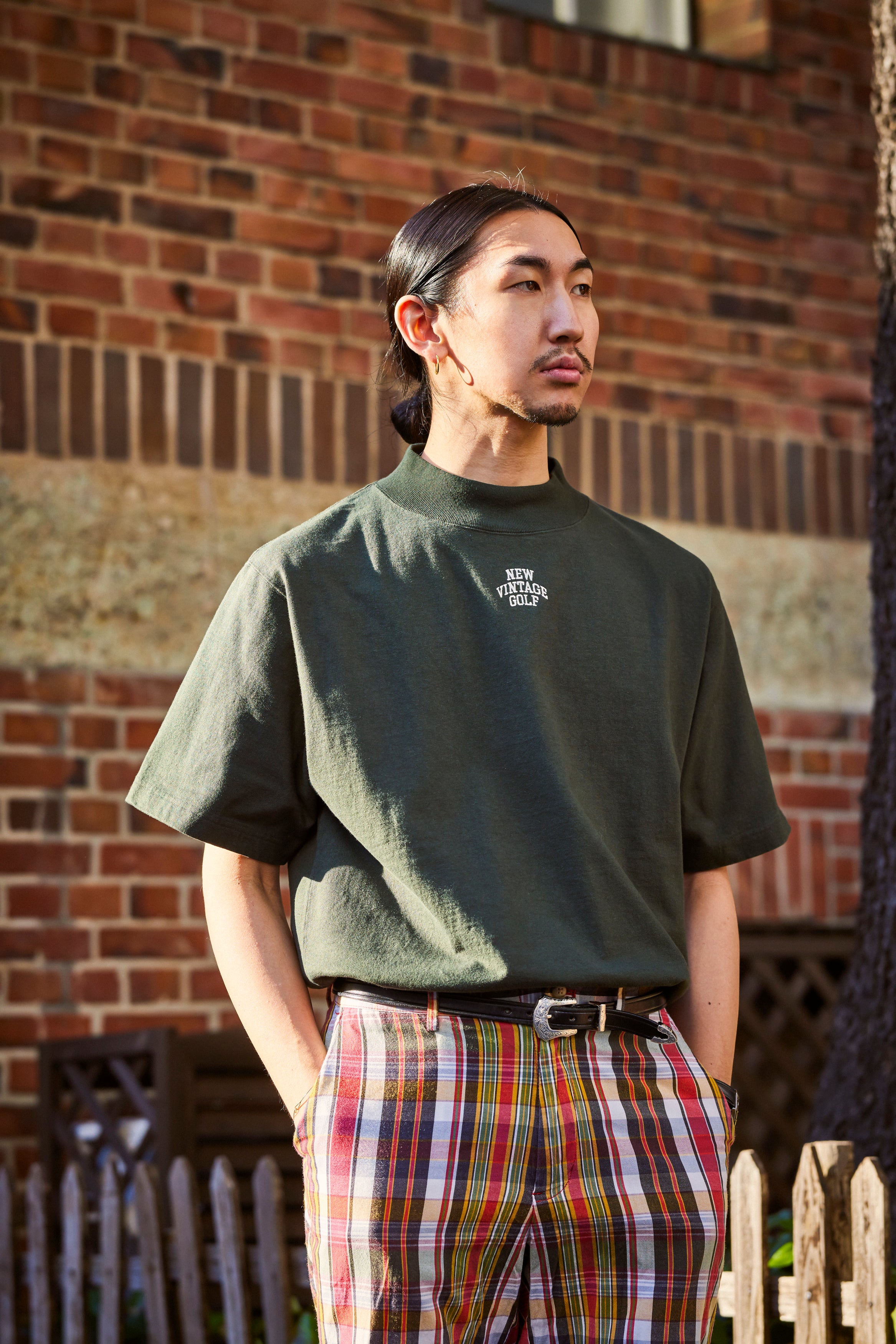 NEW VINTAGE GOLF］エンブロイダリーロゴモックネックTシャツ – FUNQTEN