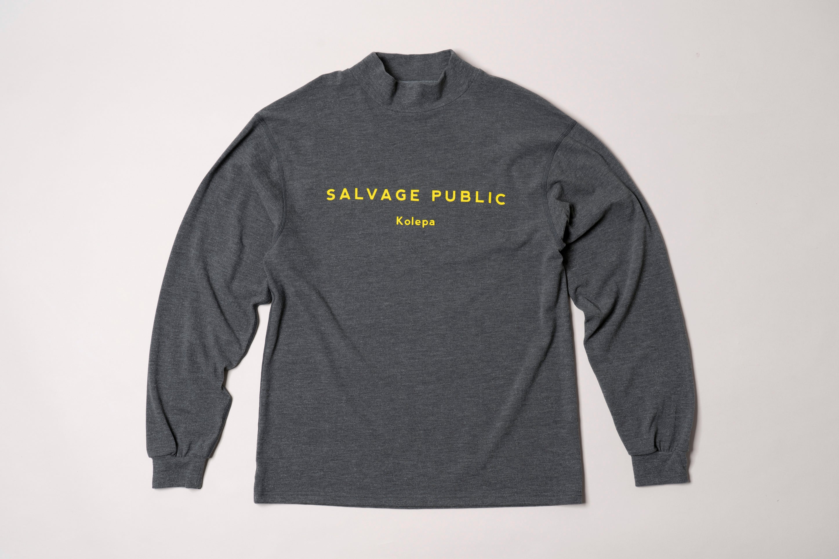 サルベージパブリックコレパ］ホヌ 保温モックネックシャツ（コレパ
