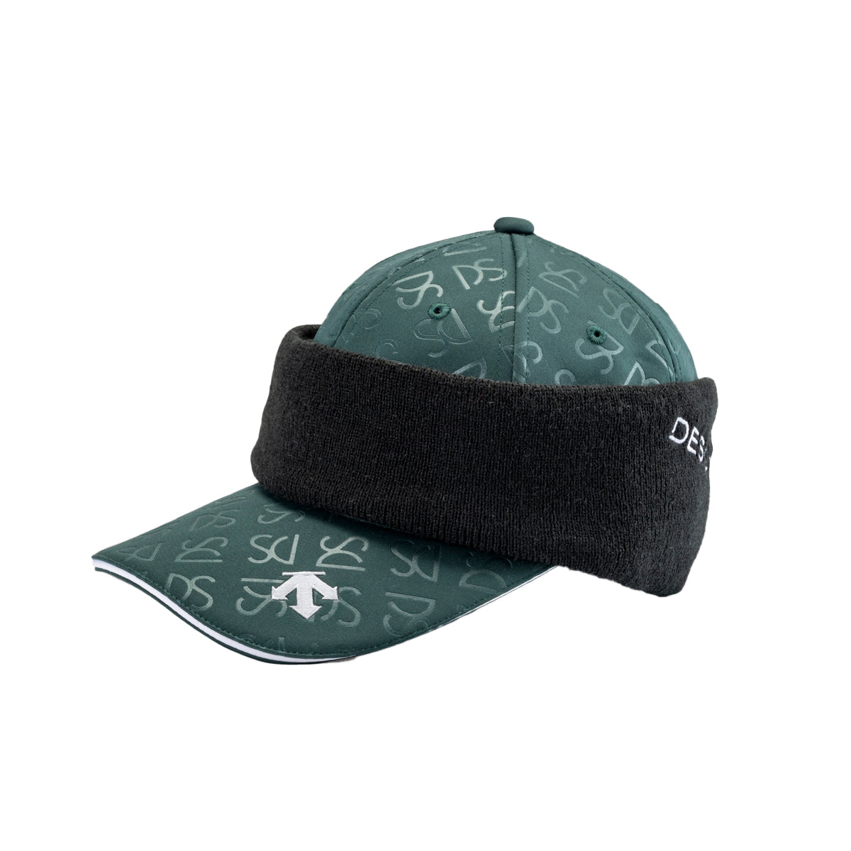 デサントゴルフ】モノグラムエンボスキャップ（取り外し式HEATNAVI