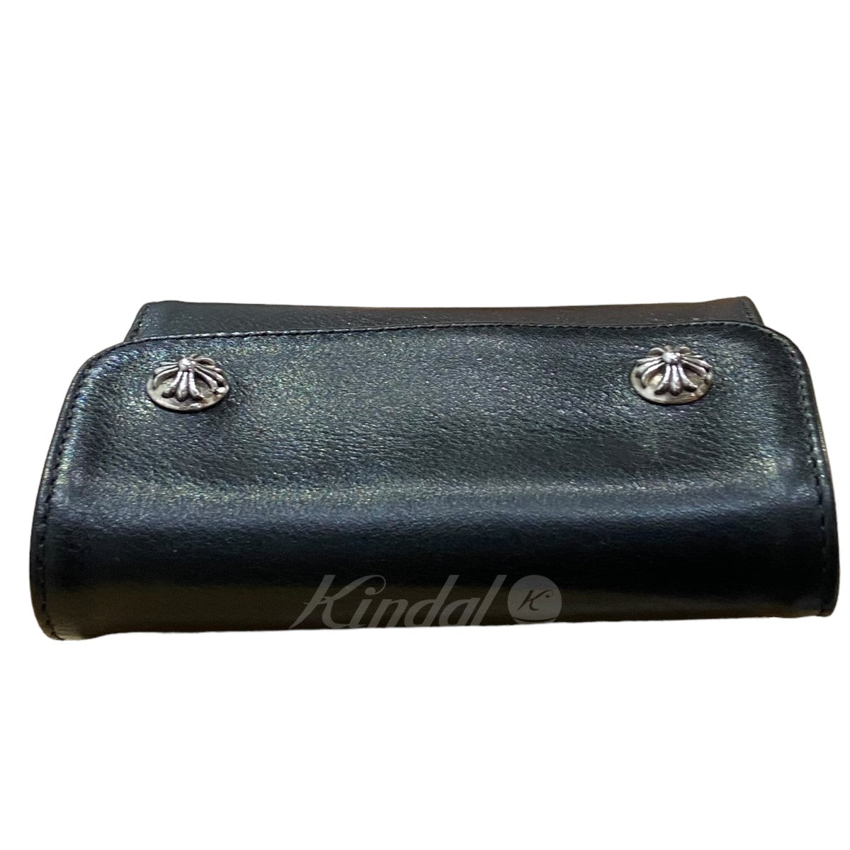 CHROME HEARTS(クロムハーツ) ｢WAVE MINI｣ クロスボールボタンレザー