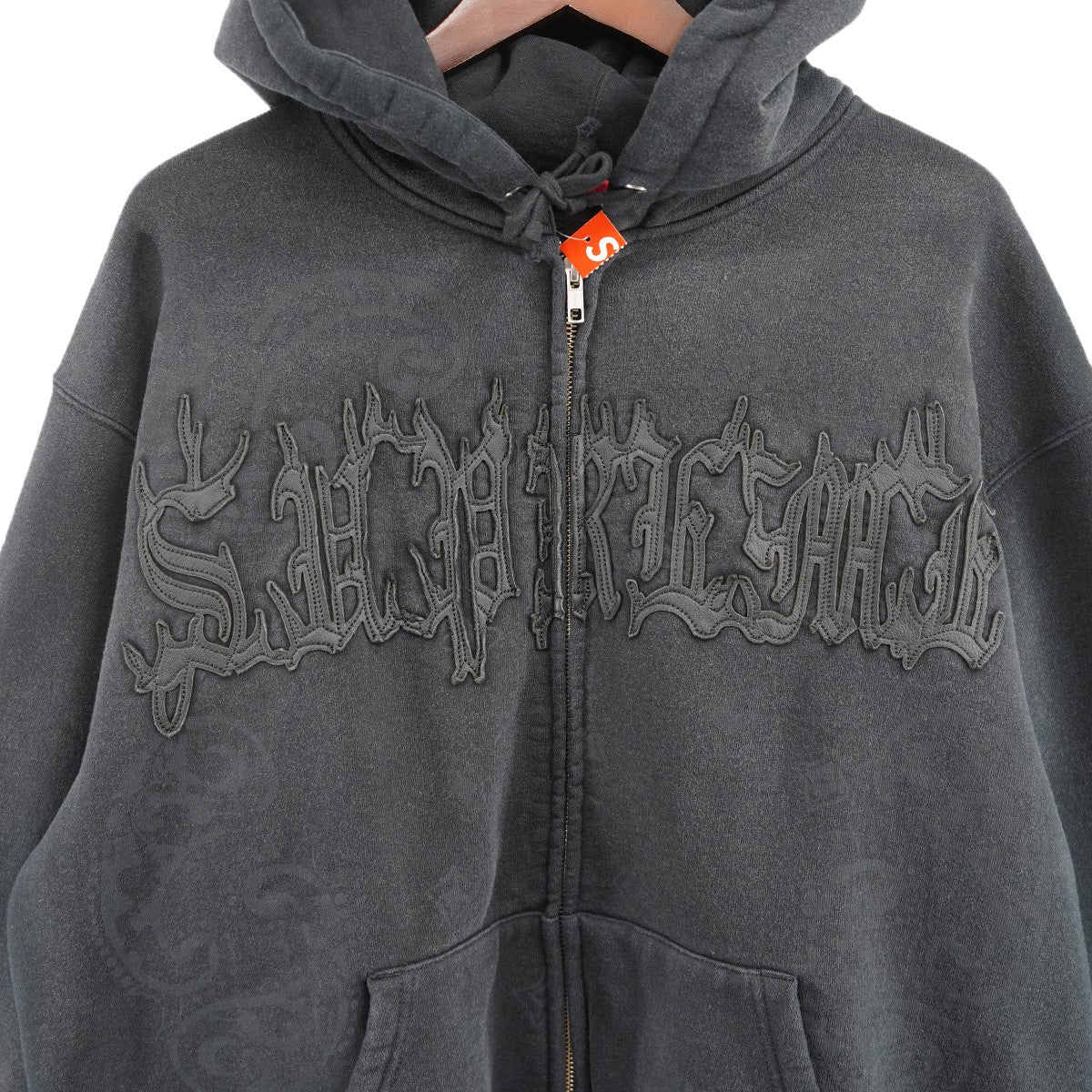 Supreme(シュプリーム) 25SS Leather Applique Zip Up Hooded