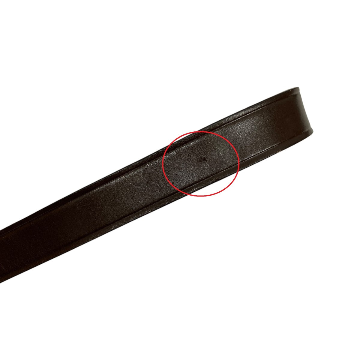 ATLAST ＆ CO(アットラスト) INITIAL BELTレザーベルト ブラウン