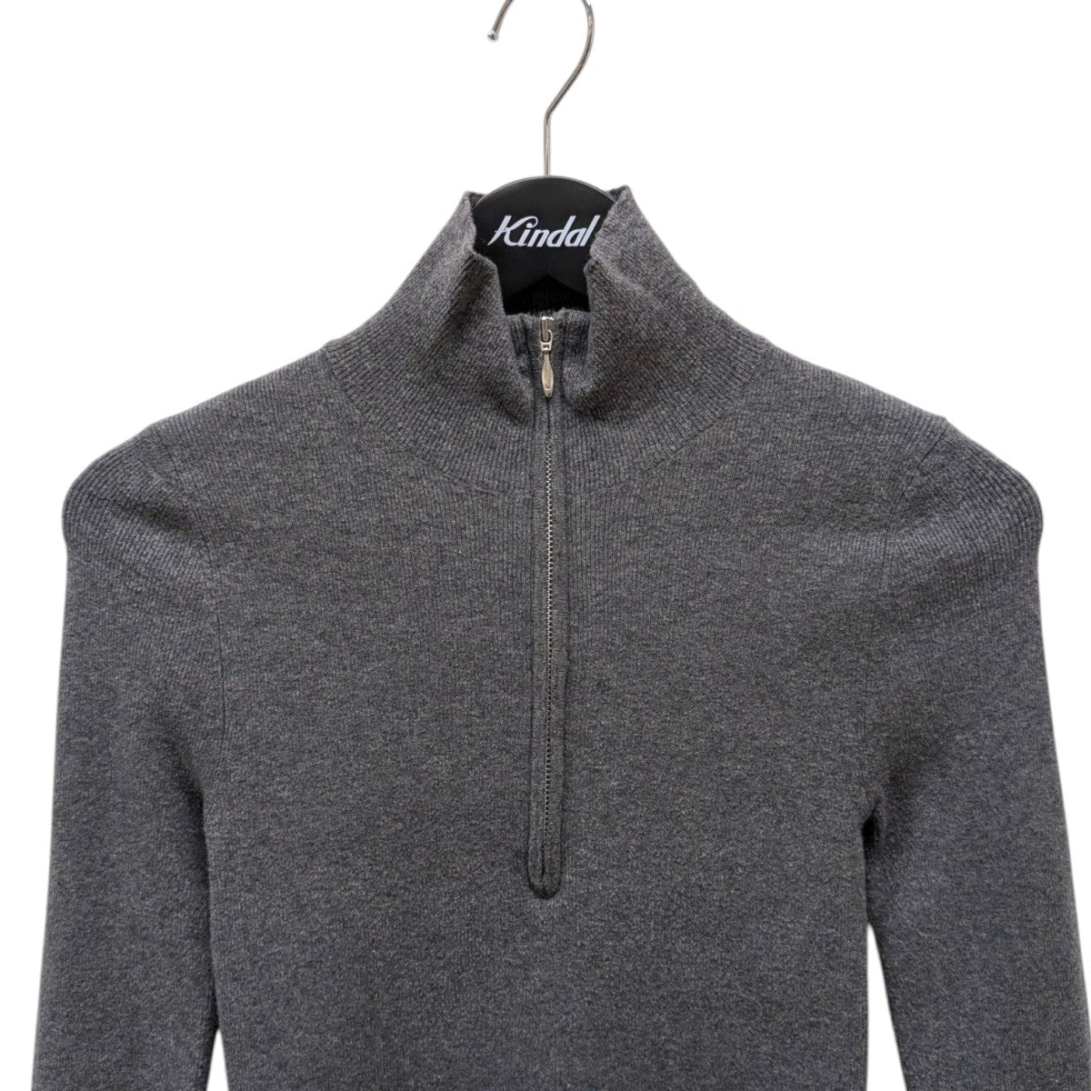 TODAYFUL(トゥデイフル) Halfzip Rib Knitハーフジップニット12320534