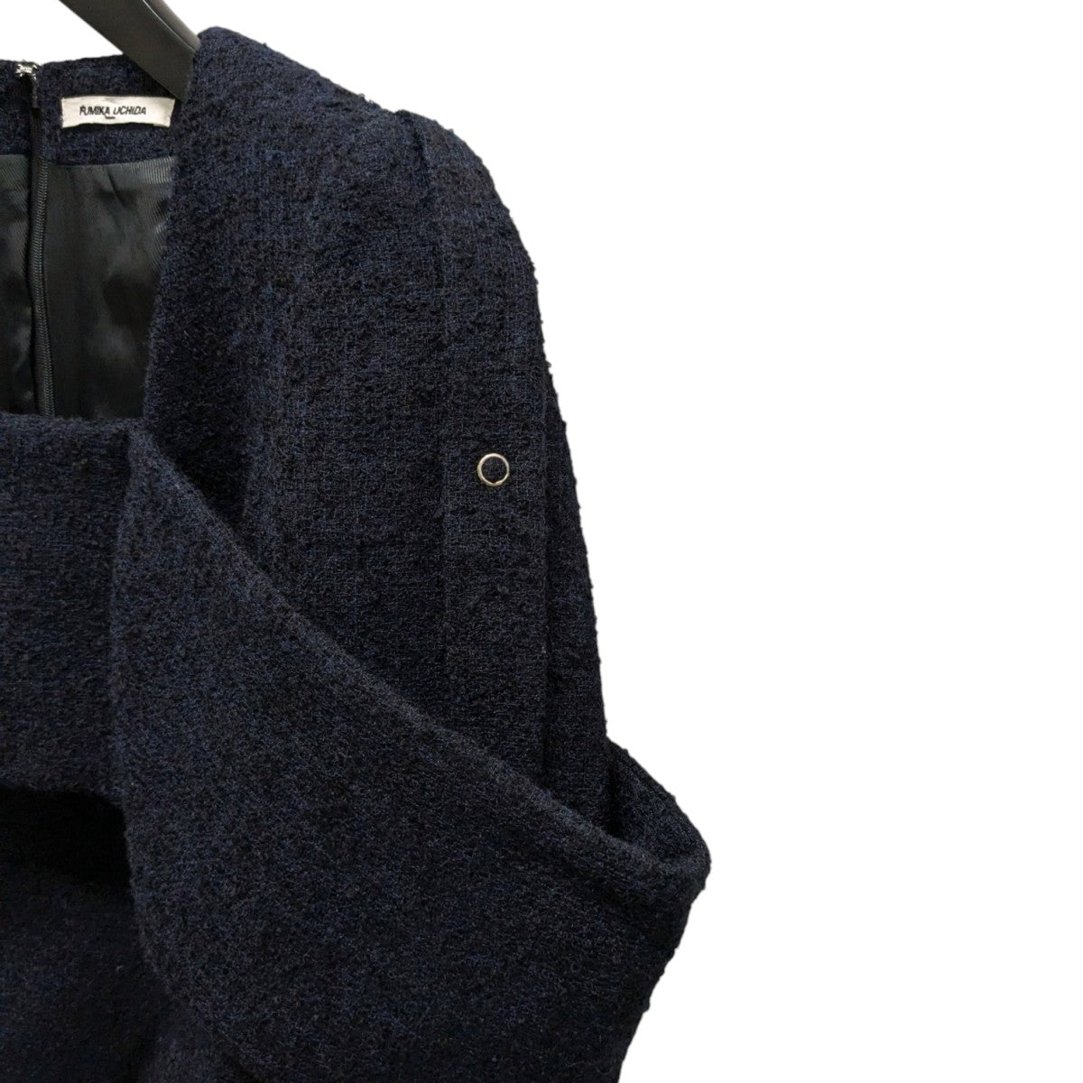 FUMIKA UCHIDA(フミカウチダ) BOUCLE SQUARE-NECK SHORT JACKET