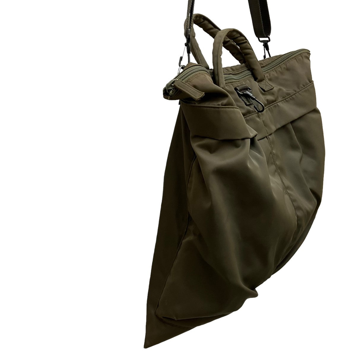HELMUT LANG(ヘルムートラング) 本人期ヘルメットバッグ カーキ
