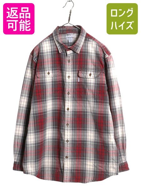 楽天市場】CARHARTT カーハート チェック柄 長袖 シャツ ネルシャツ