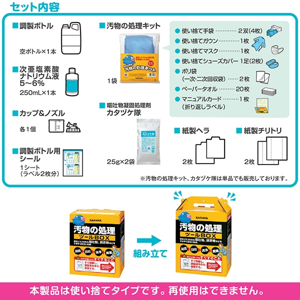 サラヤ｜汚物の処理ツールBOX: サラヤハイジーンショップ