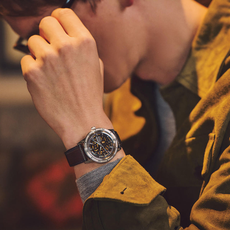 セイコー プレザージュ Style60's スケルトンダイヤル SARY257 メンズ