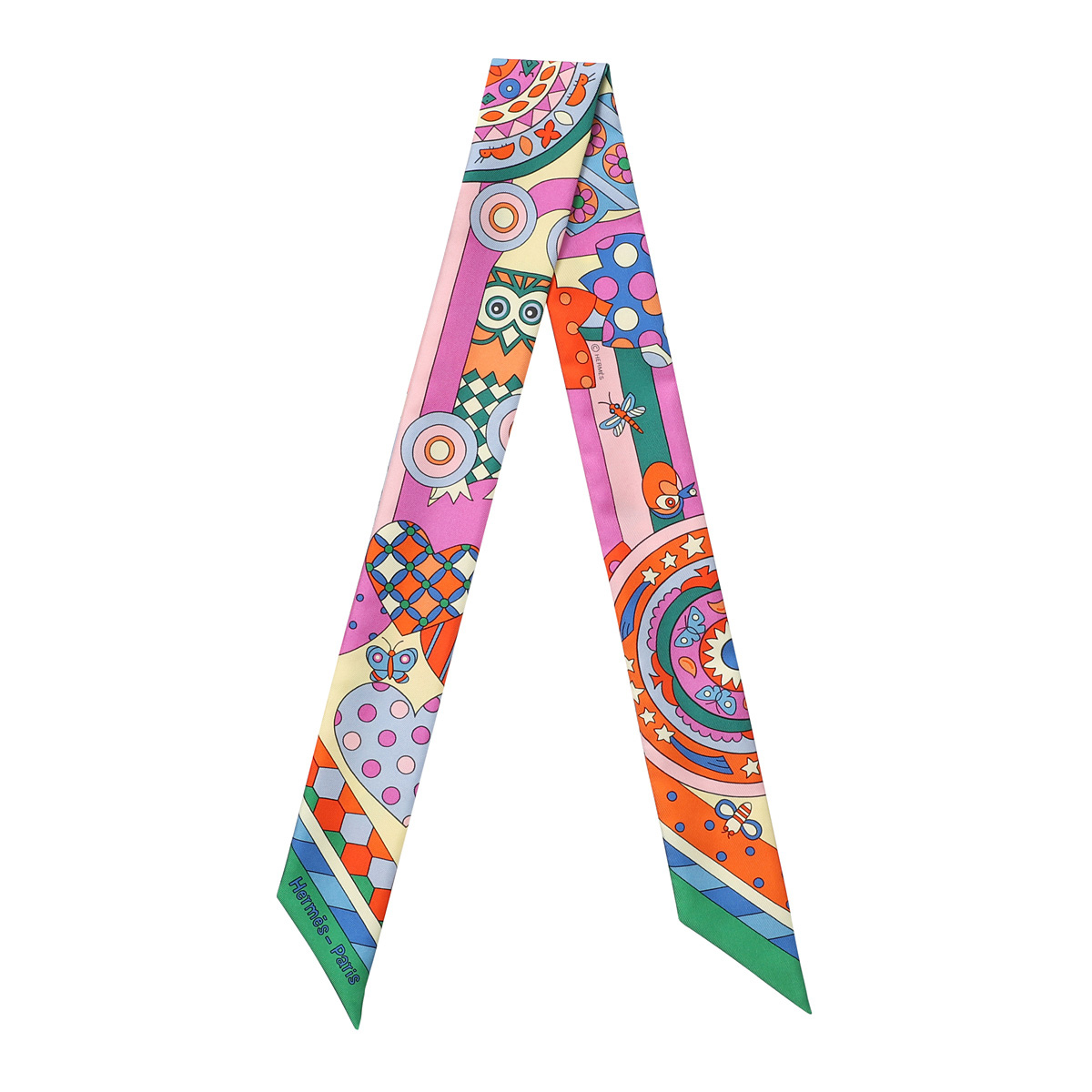 エルメス HERMES スカーフ LES MURMURES DE LA FORET TWILLY ツイリー