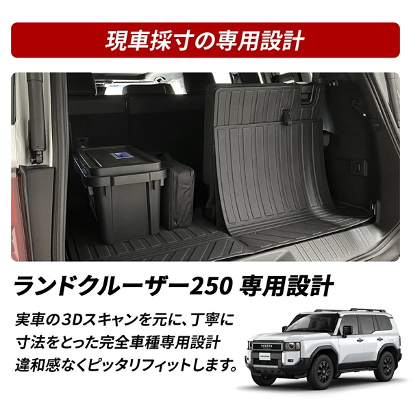 ランドクルーザー 250 ランクル250 ラゲッジマット フロアマット