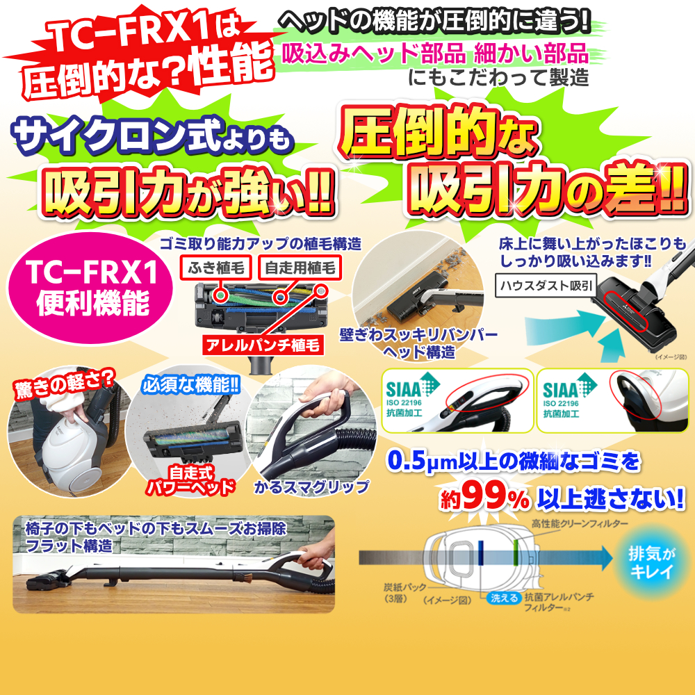 三菱電機（MITSUBISHI ELECTRIC） 掃除機 紙パック式 ランキング1位
