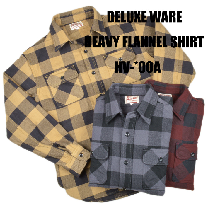 DELUXEWARE（デラックスウエア） バッファローチェック ヘビー