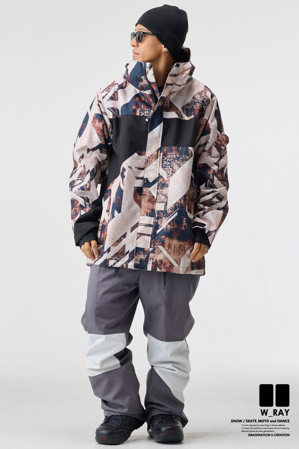 リアリズム スノーボード ウェア メンズ レディース 上下 セット