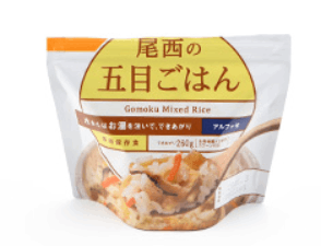 尾西食品 長期保存食 アルファ米 五目ごはん 50食セット 個別包装/食べ