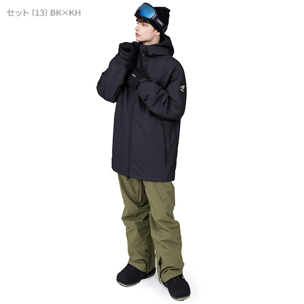 BLACK SNOW スノボウェア メンズ 上下セット スノーボードウェア
