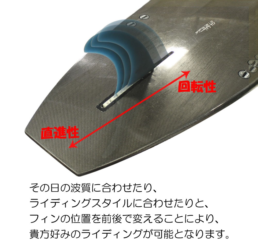 ロングボード センターフィン シングル ADVANCED DRIVE グラス 5.5”6