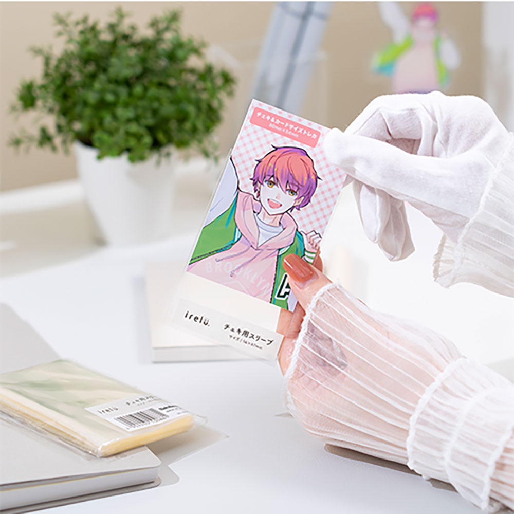 irelu】チェキサイズ・K-POP 公式トレカ用 [イレールスリーブ] 100枚入