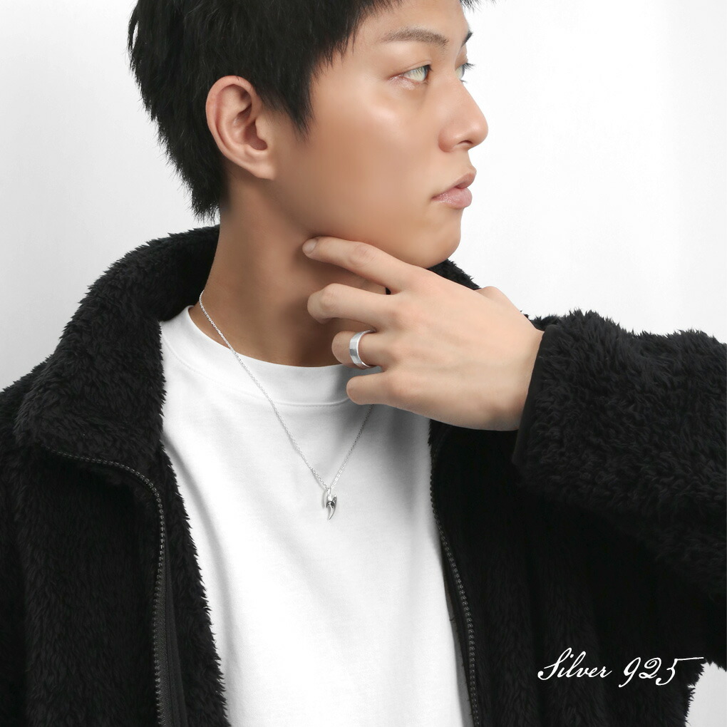 Blue Cat トライバル 稲妻 ネックレス ペンダント シルバー925