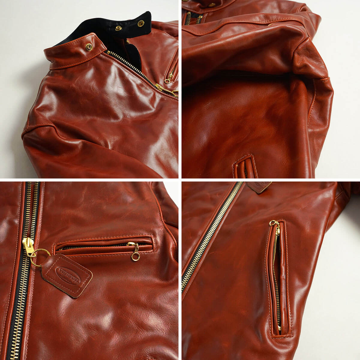 VANSON（バンソン） VANSON MODEL B シングル ライダース オクタゴン