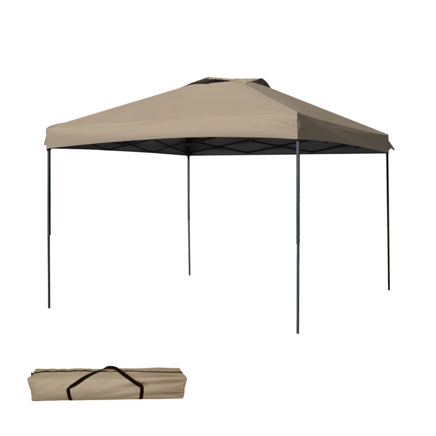 タープテント 3m×3m ベンチレーション付 サイドシート有無選択