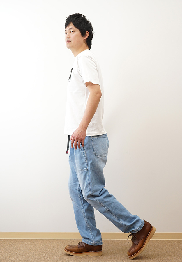 GRAMICCI（グラミチ） ストレッチ デニム ルーズ テーパード リッジ