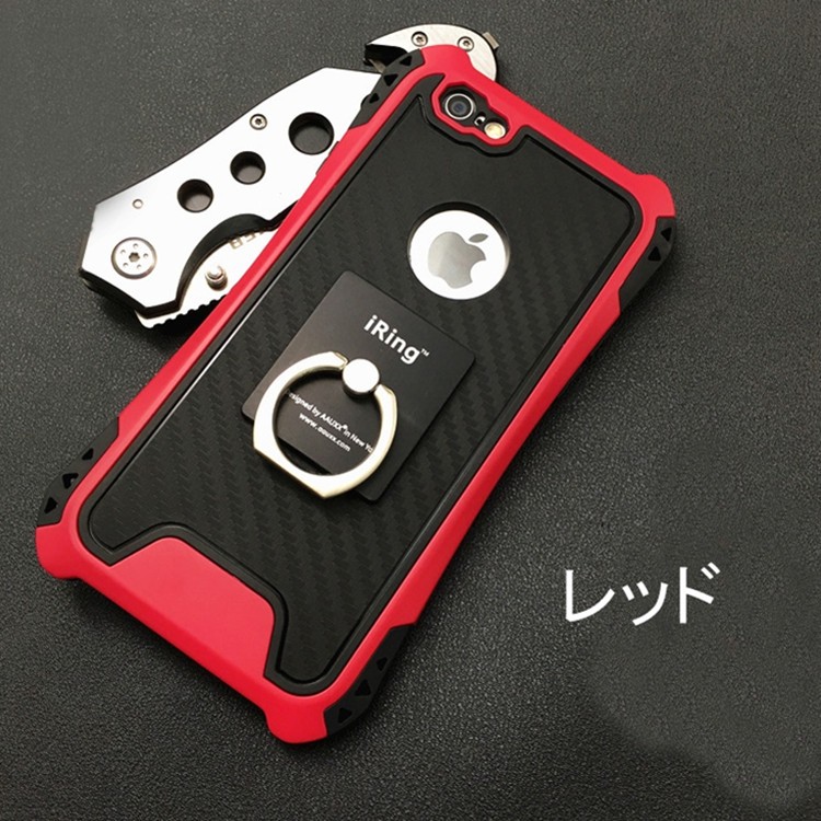 iPhone6/6s/7/8 ケース 超頑丈 二層構造 耐衝撃 おしゃれ 簡単装着