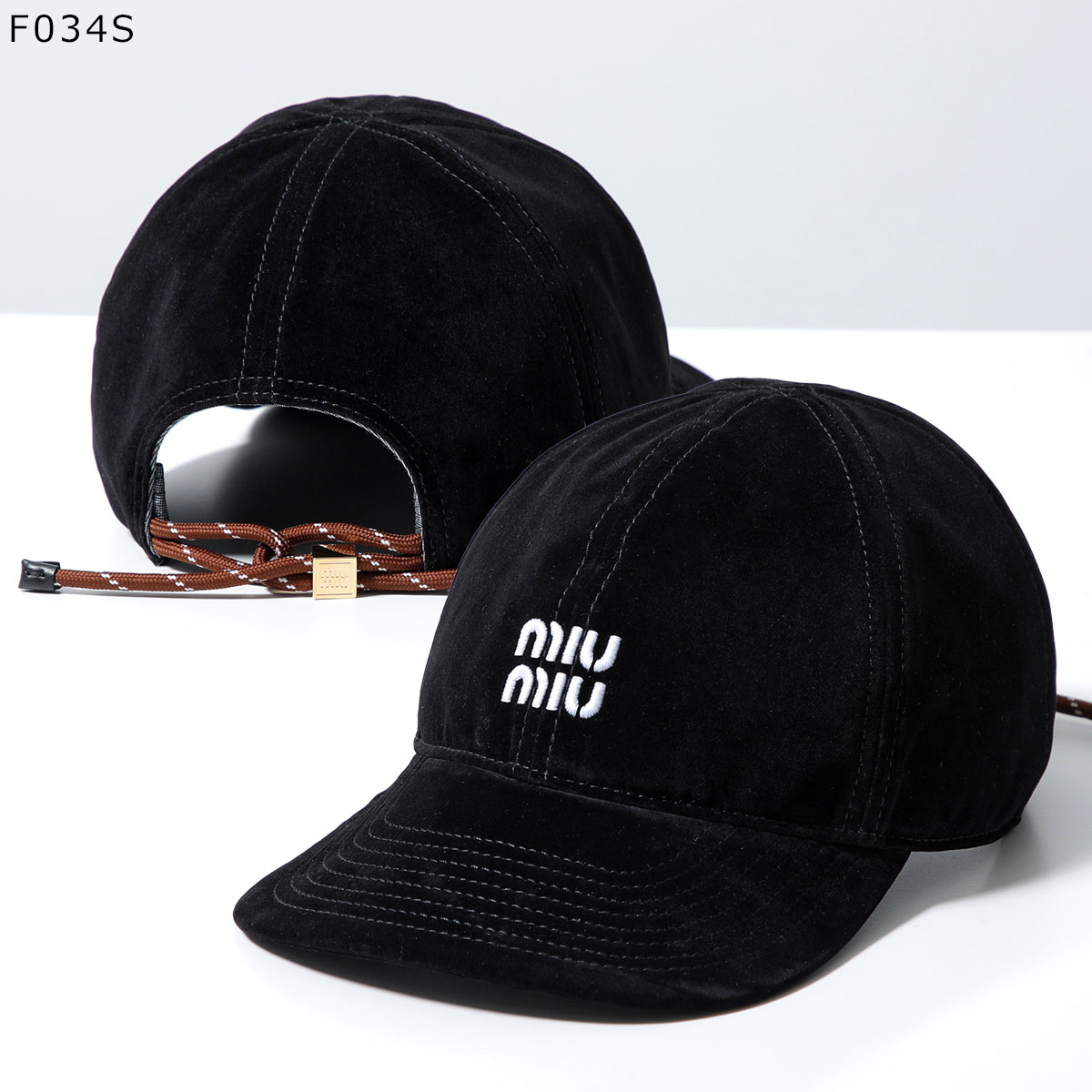 miu miu（ミュウミュウ） ベースボールキャップ 5HC369 2CUA