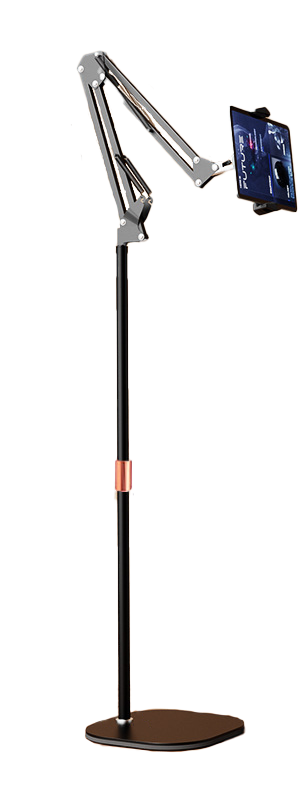 タブレットスタンド 床置き 寝ながら 動画撮影 アルミ アーム アーム